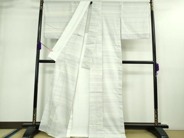 平和屋本店■極上 夏物 薩摩花織 紬 花織瑠璃ぼかし 大迫織物謹製 証紙付き 逸品 新品 DZAA9177kh5
