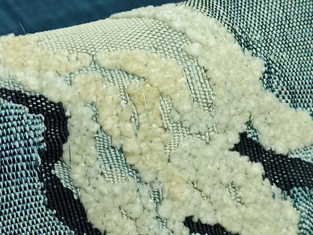 平和屋本店■極上 手織綴れ 山鹿清華 八寸名古屋帯 紬地 馬 白馬 モール 逸品 DZAA9259kh5