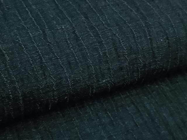 平和屋着物*極上 夏物 男性 上布 麻 色無地 濃藍色 逸品 DZAA9385kh5
