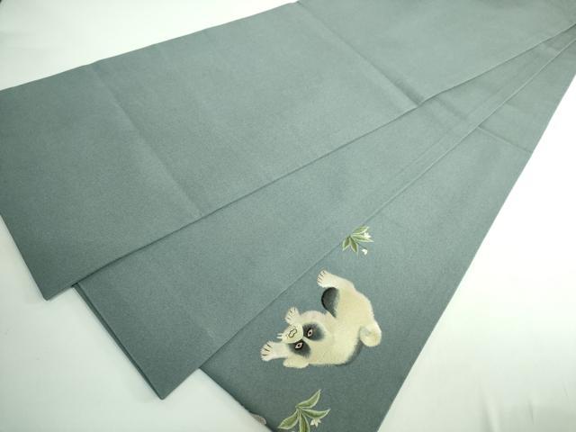 平和屋着物●極上 中国三大刺繍 相良刺繍 総刺繍 太鼓柄袋帯 子犬 逸品 DZAA9513kh5
