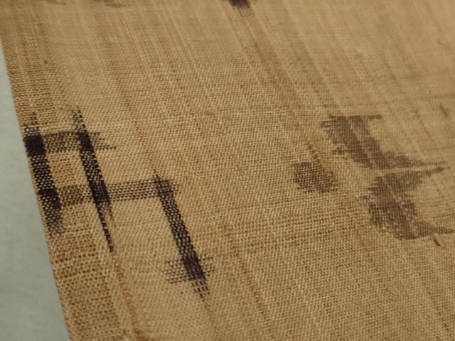 平和屋着物*極上 夏物 紗紬 琉球絣文様 逸品 DZAA9585kh5