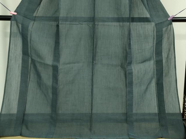 平和屋着物*極上 夏物 本場小千谷ちぢみ 麻 色無地 薄花色 逸品 DZAA9595kh5