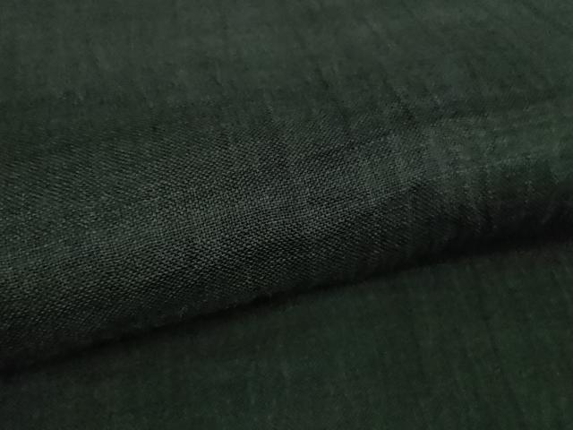 平和屋着物*極上 夏物 男性 本場小千谷ちぢみ 麻 色無地 蝉色 逸品 DZAA9598kh5