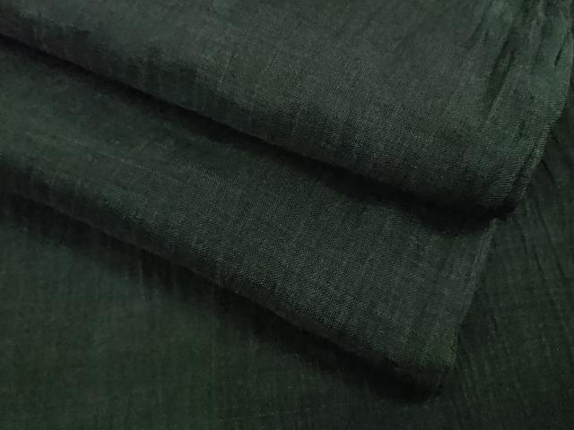 平和屋着物*極上 夏物 男性 本場小千谷ちぢみ 麻 色無地 蝉色 逸品 DZAA9598kh5