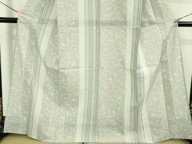 平和屋着物*極上 夏物 本塩沢 夏塩沢 110亀甲 唐草 間道 逸品 未使用 DZAA9626kh5