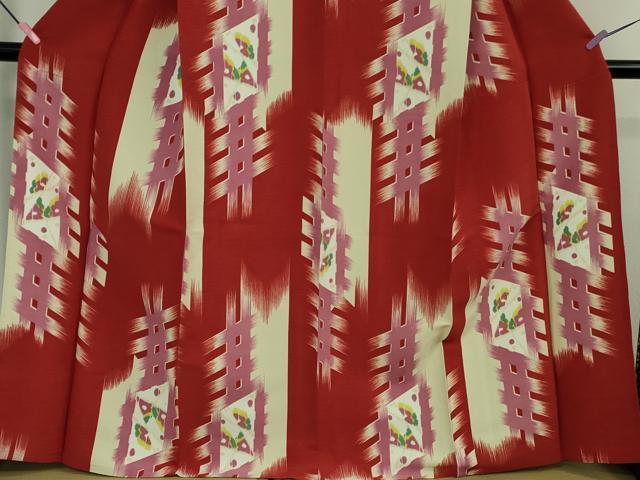 平和屋着物■極上 撫松庵 小紋・長羽織セット 単衣 洗える着物 逸品 DZAA9635kh5