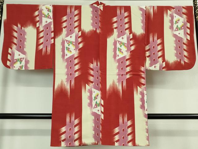 平和屋着物■極上 撫松庵 小紋・長羽織セット 単衣 洗える着物 逸品 DZAA9635kh5
