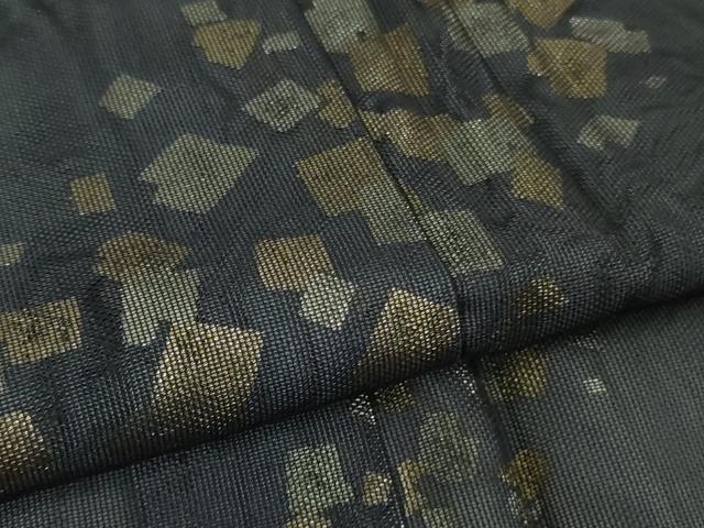 平和屋着物▽極上 訪問着 無双 紗袷 紗×紗 箔散らし 暈し染め 金銀彩 逸品 未使用 DZAA9655kh5