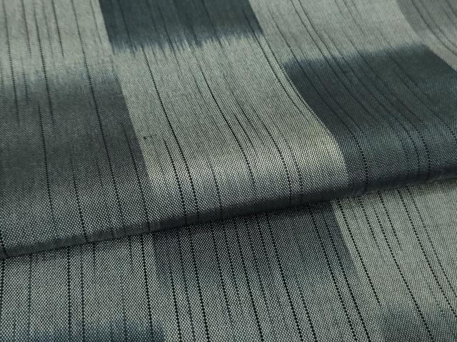 平和屋着物▽極上 紬 単衣 市松文様 逸品 未使用 DZAA9660kh5