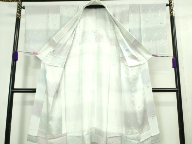 平和屋本店■極上 吉乃一廉 幻の辻が花 訪問着・長襦袢セット 立波花文 暈し染め 金彩 銀通し地 京都きもの友禅 逸品 未使用 DZAA9699kh5