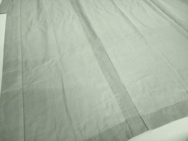 平和屋着物*夏物 男性 長襦袢 麻 青白橡色地 逸品 DZAA9796kh5