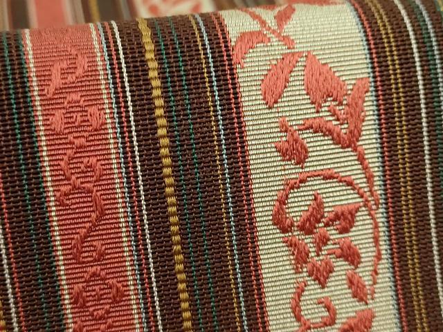 平和屋着物*極上 夏物 本場筑前博多織 八寸名古屋帯 紗献上 逸品 DZAA9804kh5