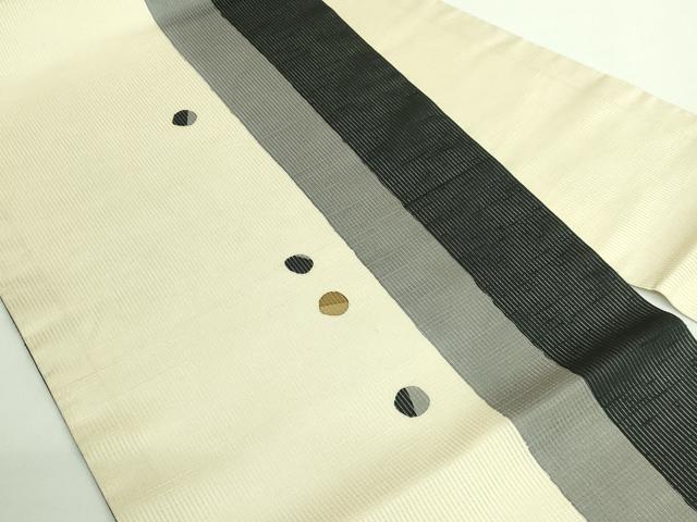 平和屋着物*極上 夏物 九寸名古屋帯 間道 逸品 DZAA9806kh5
