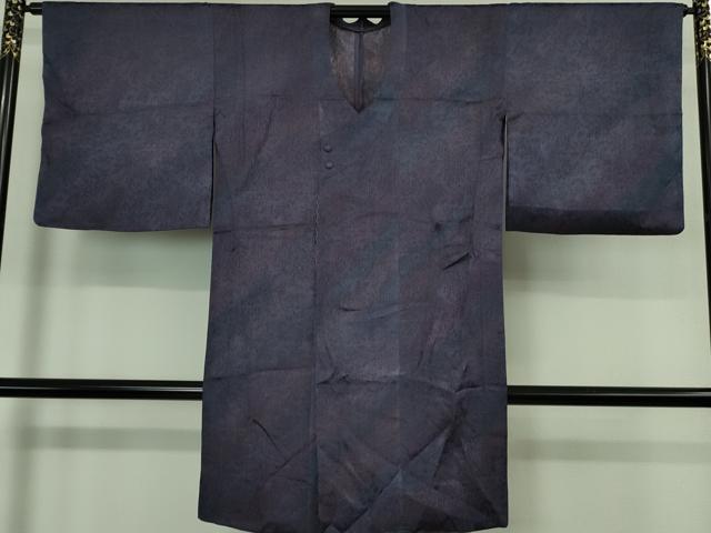 平和屋着物▽極上 道行コート スリーシーズン 春夏秋 塵除け ロング丈 紋紗 ペイズリー柄 暈し染め 逸品 DZAA9845kh5