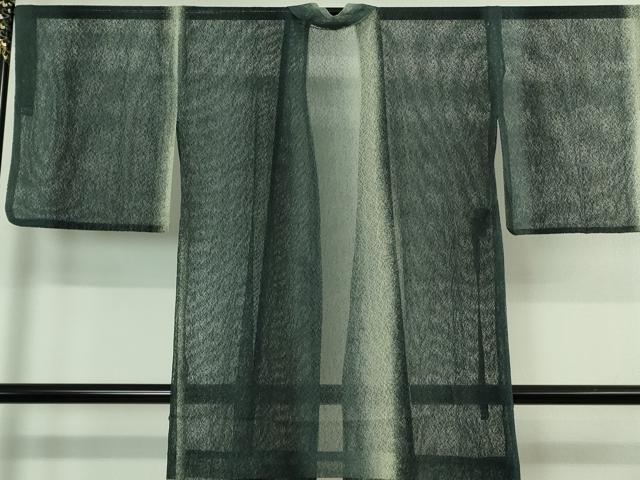 平和屋着物▽極上 道中着 スリーシーズン 春夏秋 塵除け ロング丈 間道 逸品 DZAA9846kh5