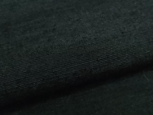 平和屋着物●極上 男性 紬 アンサンブル 色無地 濃藍色 逸品 DZAA9860kh5