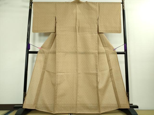 平和屋着物*極上 夏物 紗紬 枯色地 逸品 DZAA9945kh5