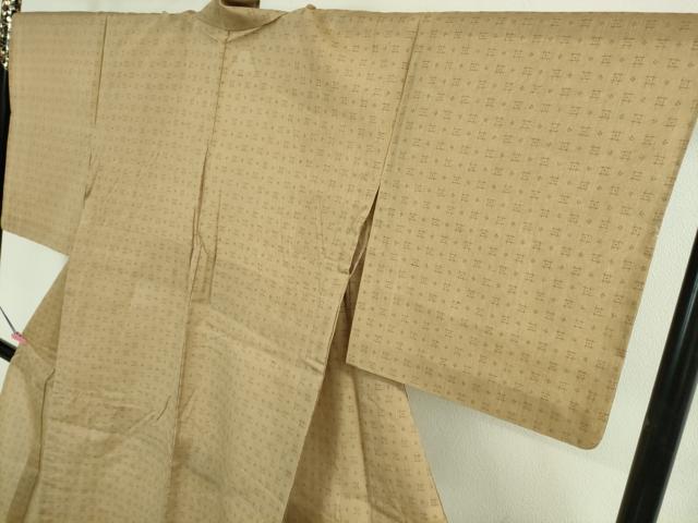 平和屋着物*極上 夏物 紗紬 枯色地 逸品 DZAA9945kh5