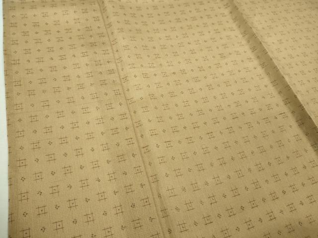 平和屋着物*極上 夏物 紗紬 枯色地 逸品 DZAA9945kh5