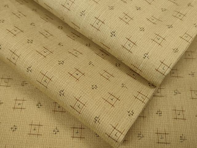 平和屋着物*極上 夏物 紗紬 枯色地 逸品 DZAA9945kh5