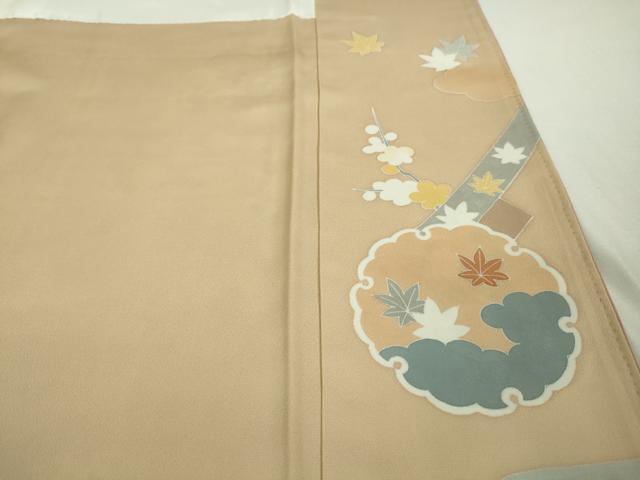 平和屋本店■極上 創業460年・千總 訪問着 駒刺繍 雪輪吉祥花文 暈し染め 金彩 逸品 DZAA9961kh5