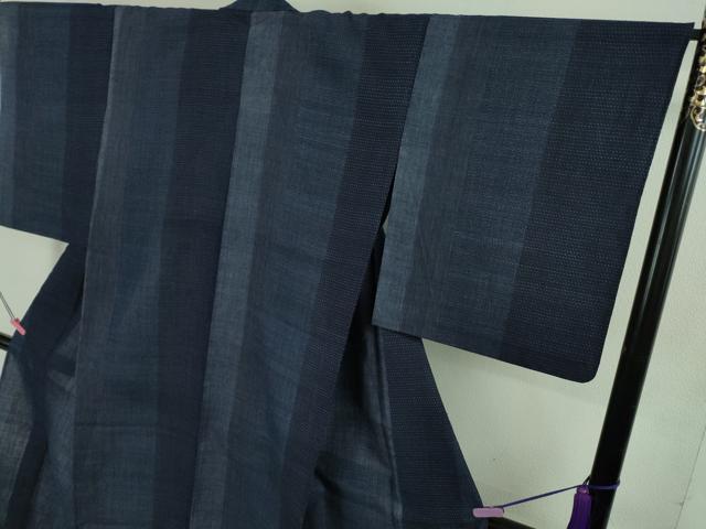 平和屋着物*極上 夏物 結城紬 夏結城 80亀甲 間道 大丸扱い 逸品 DZAB0137kh5