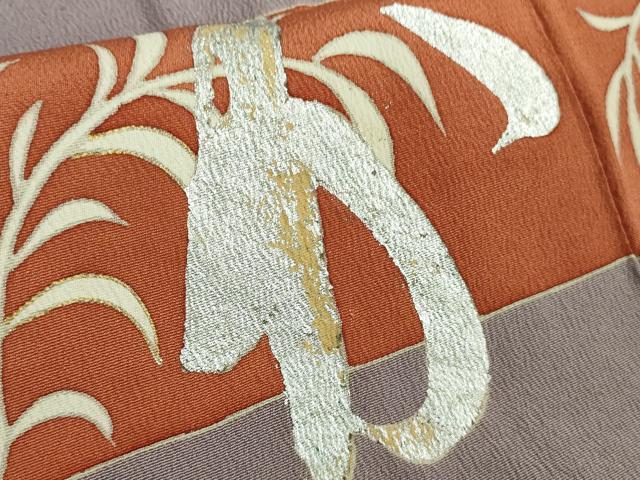 平和屋着物●極上 アンティーク 大正ロマン 色留袖 七宝花文 金銀彩 逸品 DZAB0160kh5