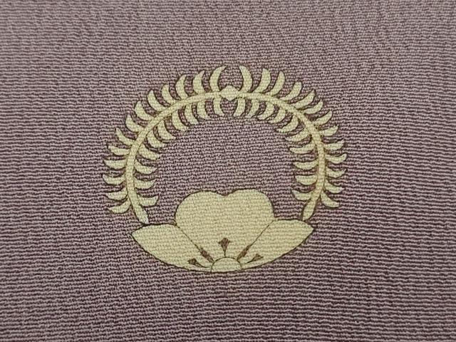 平和屋着物●極上 アンティーク 大正ロマン 色留袖 七宝花文 金銀彩 逸品 DZAB0160kh5