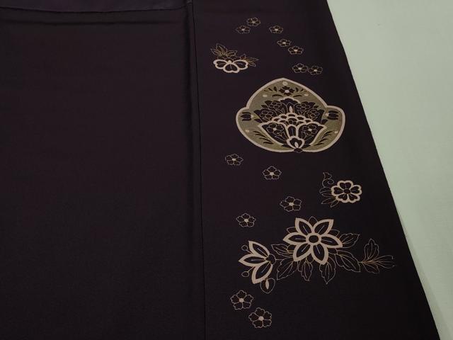 平和屋本店■極上 中国三大刺繍 スワトウ刺繍 汕頭刺繍 総刺繍 訪問着 花唐草文 金糸 ますいわ屋扱い 逸品 DZAB0189kh5