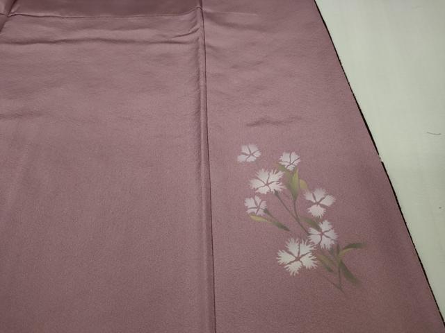 平和屋本店■極上 中国三大刺繍 スワトウ刺繍 汕頭刺繍 相良刺繍 訪問着 作家物 草花文 暈し染め 金糸 逸品 未使用 DZAB0195kh5