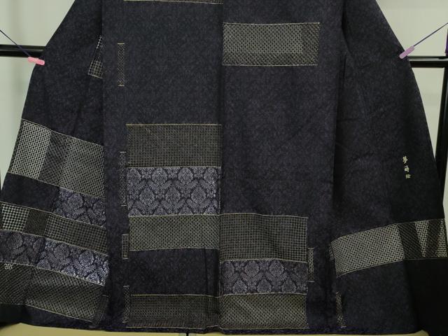 平和屋本店■極上 金彩友禅 卓越技能者 名工 和田光正 光映金彩 汕頭刺繍 訪問着 単衣 お召地 夢蒔絵 銀彩 反端付 逸品 未使用 DZAB0200kh5