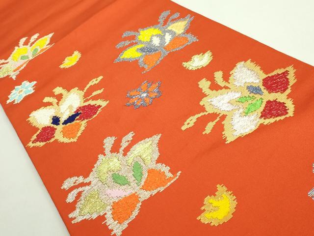 平和屋着物●最高級 龍村平蔵製 太鼓柄 本袋帯 モール昌花文 金銀糸 逸品 DZAB0203kh5