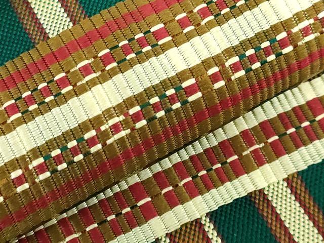 平和屋本店■極上 龍村晋謹製 全通柄袋帯 吉野間道 たとう紙付き 逸品 DZAB0247kh5
