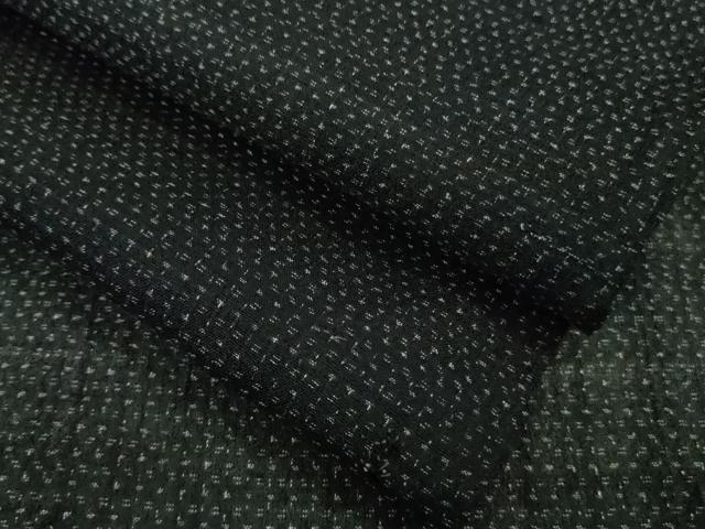 平和屋着物■極上 夏物 男性 紗紬 濃紺地 正絹 逸品 DZAB0313kh5