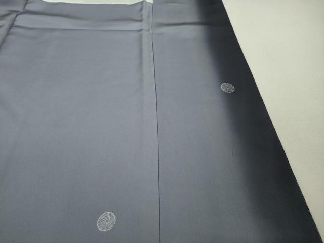 平和屋本店■極上 小紋師 藍田正雄 江戸小紋 秘蔵極型 稲葉に雀 濃紺地 西武百貨店扱い 反端付き 逸品 未使用 DZAB0341kh5