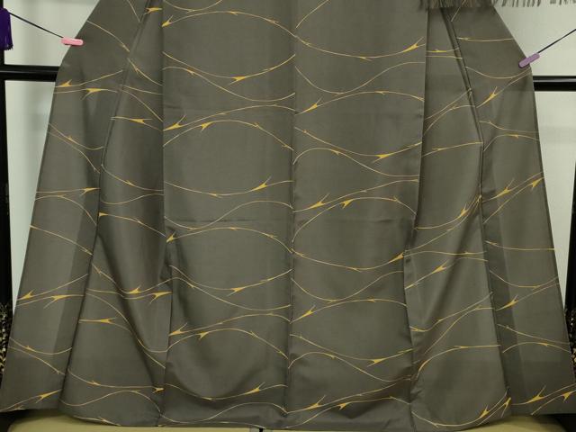 平和屋本店■希少 夏物 石川県指定無形文化財 夏牛首紬 白山工房 手織り 京都染織メーカー・貴久樹謹製 証紙付き 逸品 未使用DZAB0358kh5