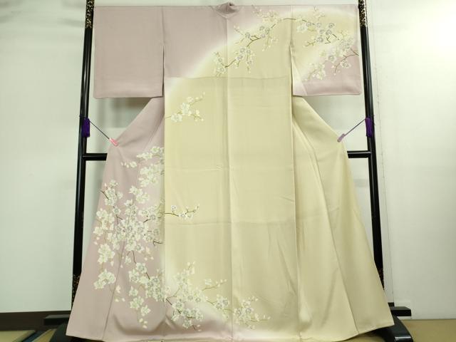 平和屋本店■極上 訪問着 胡蝶蘭 暈し染め 逸品 DZAB0363kh5