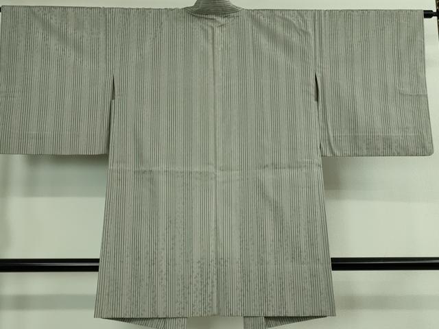 平和屋着物▽極上 長羽織 スリーシーズン 春夏秋 塵除け もじり織 涼風 白根澤謹製 やまと誂製 証紙・羽裏付き 逸品 DZAB0371kh5
