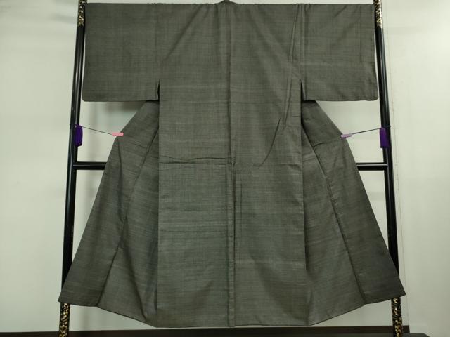 平和屋着物■極上 男性 本場大島紬 アンサンブル 長羽織 100亀甲 総詰め 逸品 DZAB0403kh5