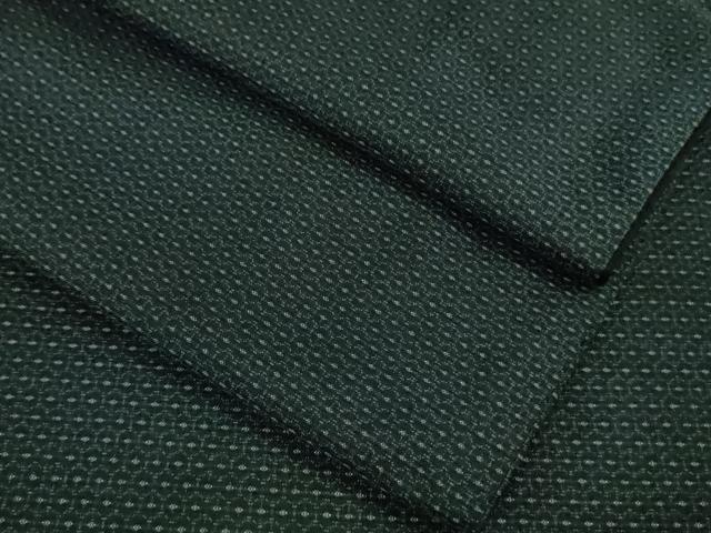 平和屋着物■極上 男性 本場大島紬 アンサンブル 長羽織 100亀甲 総詰め 逸品 DZAB0423kh5
