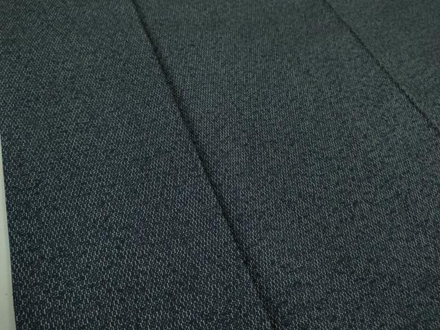 平和屋着物■極上 男性 紬 アンサンブル 長羽織 濃紺地 逸品 DZAB0424kh5