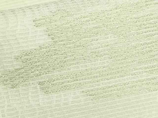 平和屋着物*極上 夏物 九寸名古屋帯 羽 金銀糸 逸品 DZAB0468kh5