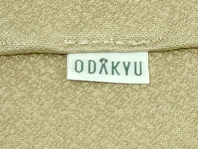 平和屋着物●極上 本場琉球紅型 つけ帯 雪輪花丸文 小田急百貨店扱い 逸品 DZAB0474kh5