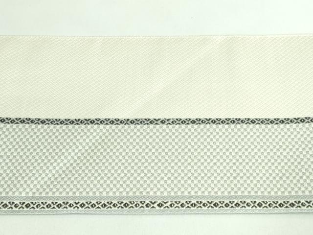平和屋着物●極上 本場筑前博多織 八寸名古屋帯 舞桜間道 証紙付き 逸品 DZAB0486kh5