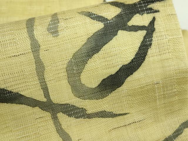 平和屋着物*極上 夏物 九寸名古屋帯 へのへのもへじ 逸品 DZAB0494kh5