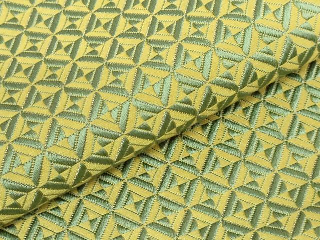平和屋着物●極上 本場筑前博多織 八寸名古屋帯 切子柄 逸品 DZAB0506kh5