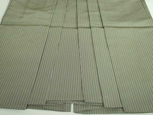 平和屋着物●極上 男性 馬乗り袴 縞 逸品 DZAB0546kh5