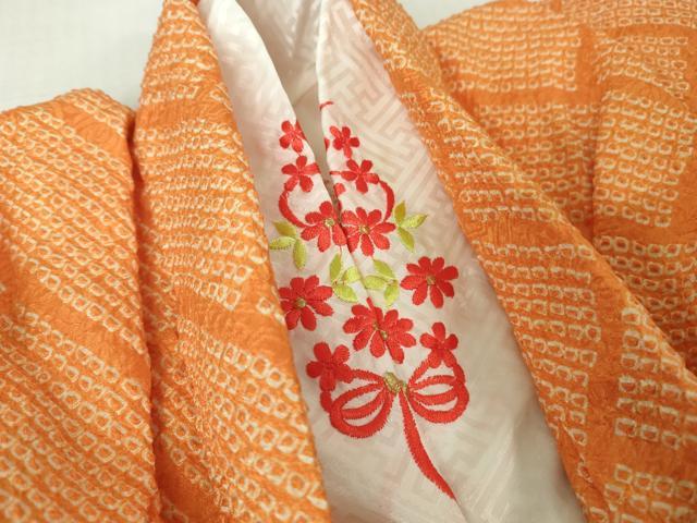 平和屋着物■極上 七五三 女の子 3歳 祝着 総絞り 半衿刺繍付き 逸品 DZAB0603kh5