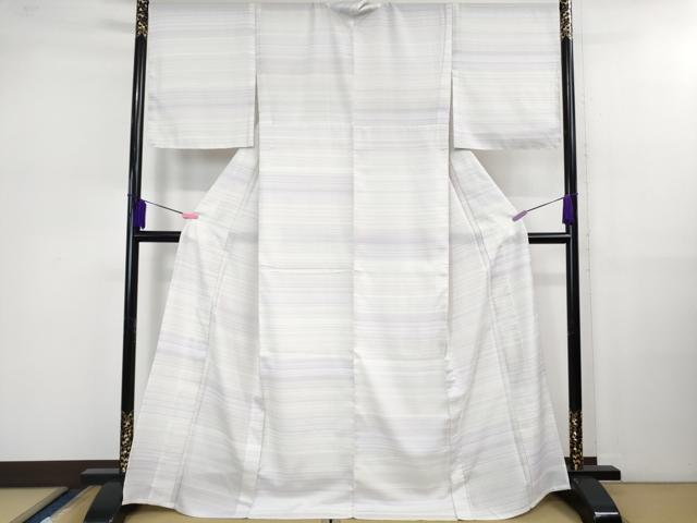 平和屋本店■極上 夏物 薩摩花織 紬 花織瑠璃ぼかし 大迫織物謹製 証紙付き 逸品 新品 DZAB0817kh5