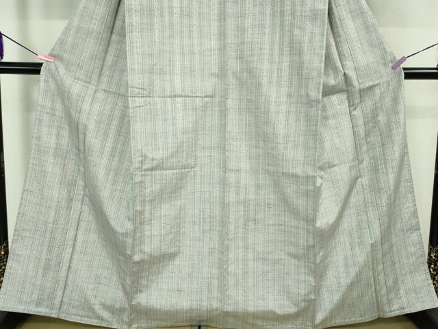 平和屋本店■極上 1897年創業 名門岡野 本場筑前博多織 千年工房 黒田紬 単衣 献上 証紙付き 逸品 DZAB0875kh5